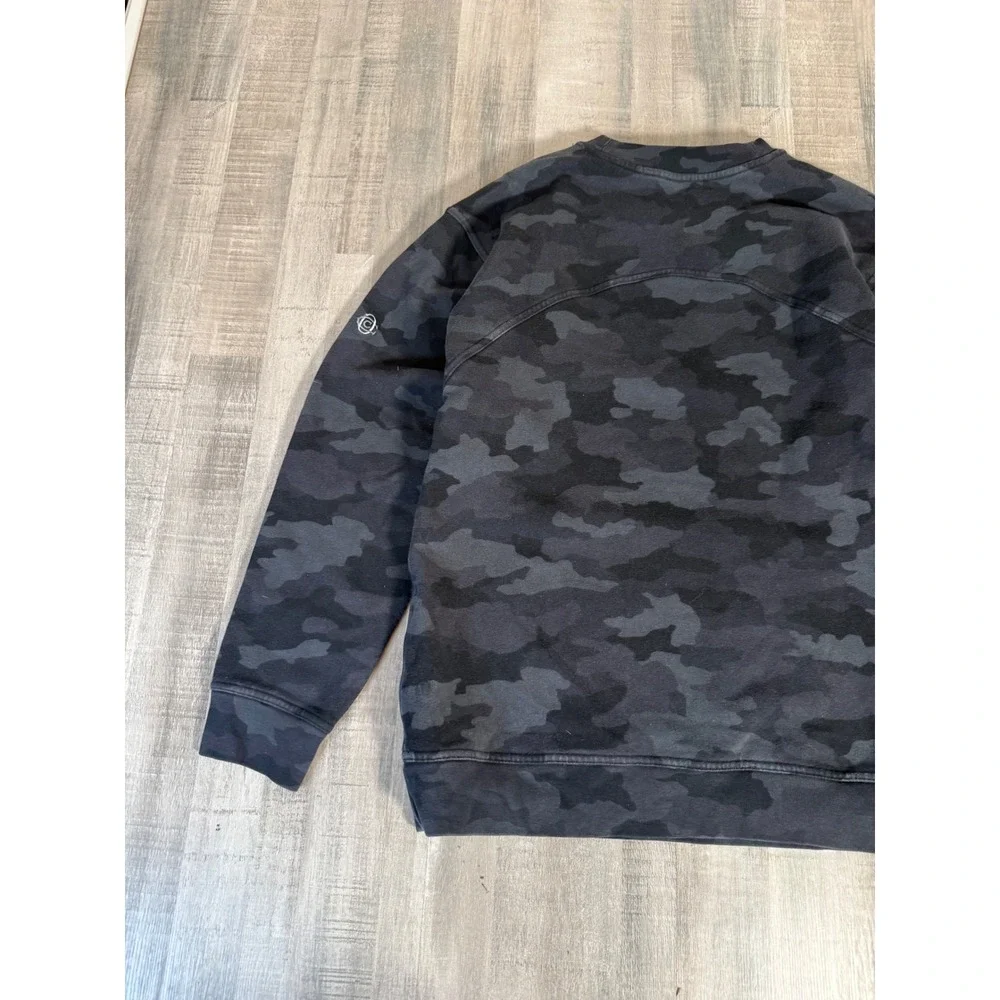 Lululemon City Sweat Crewneck Pullover Incognito Camo Womens Sweatshirt Medium
